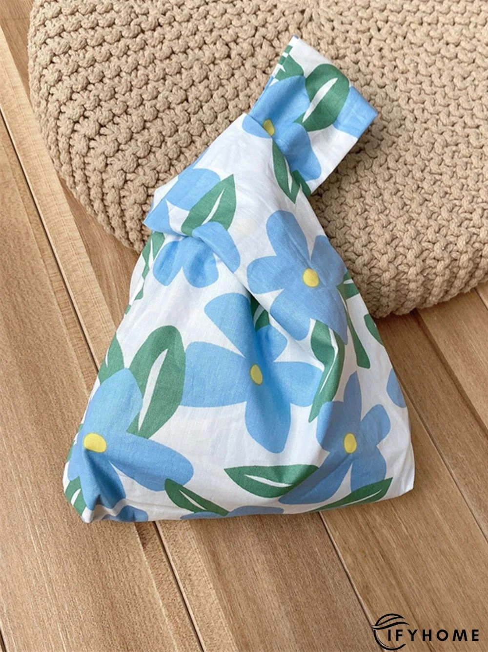 Spring Summer Artistic Colorful Floral Graphics Cotton Clutch | IFYHOME