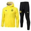 25/26 Dortmund yellow  long zipper Windbreaker   Training Jacket Set