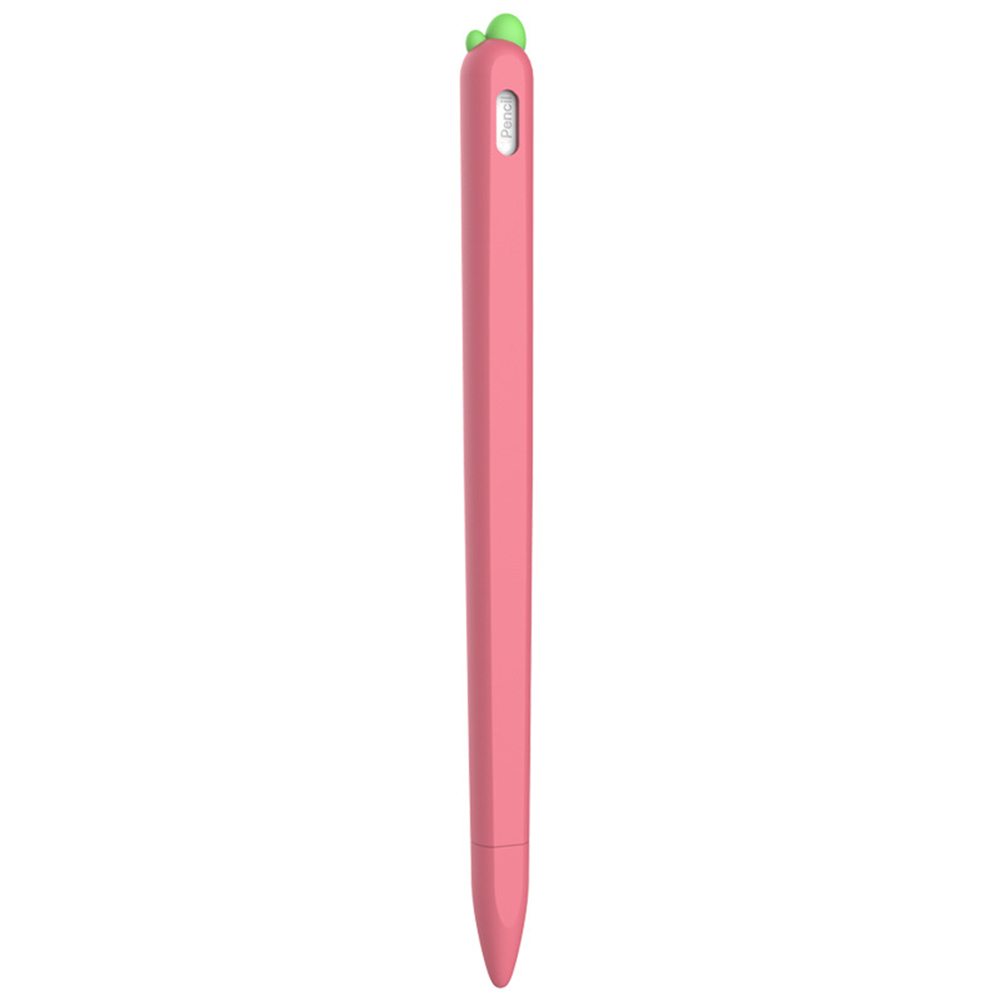 

Silicone Case for Apple Pencil 1 2 Pen Carrot Protective Cover, Pink for apple pencil 2nd, 501 Original