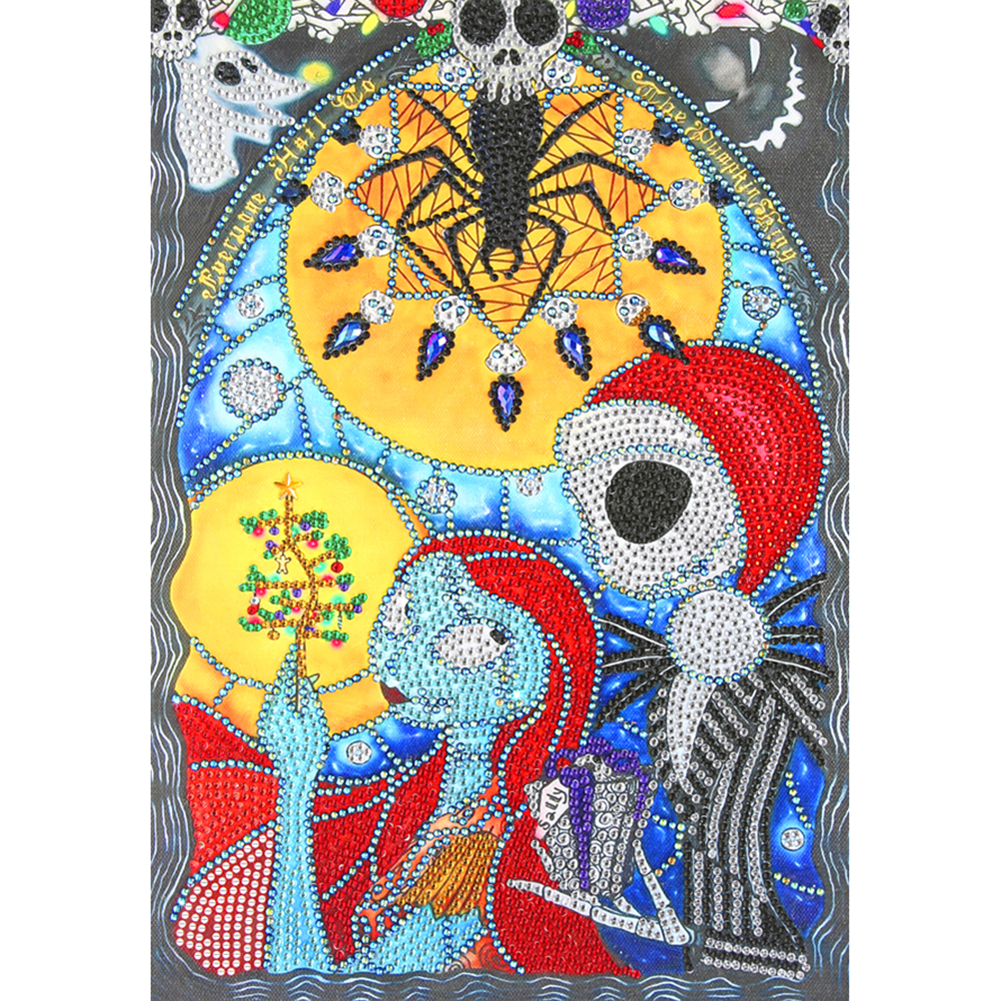 

30*40CM - Special Shaped Diamond Painting - Halloween, 501 Original