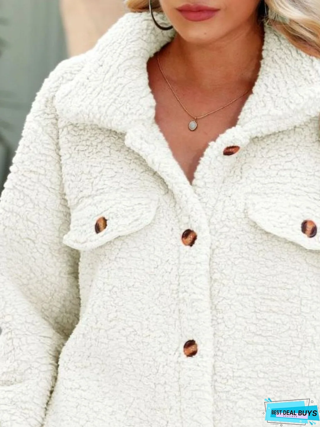 Button Down Collared Coat