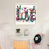 Love Butterfly-11CT Stamped Cross Stitch 40*40cm/15.75*15.75in tapestrymarket