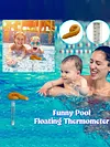 Floating Water Thermometer with Rope Floating Poop Thermometer for Spas Hot Tubs
