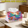 Butterfly Diamond Painting Tissue Box Cover DIY Desk Organizer