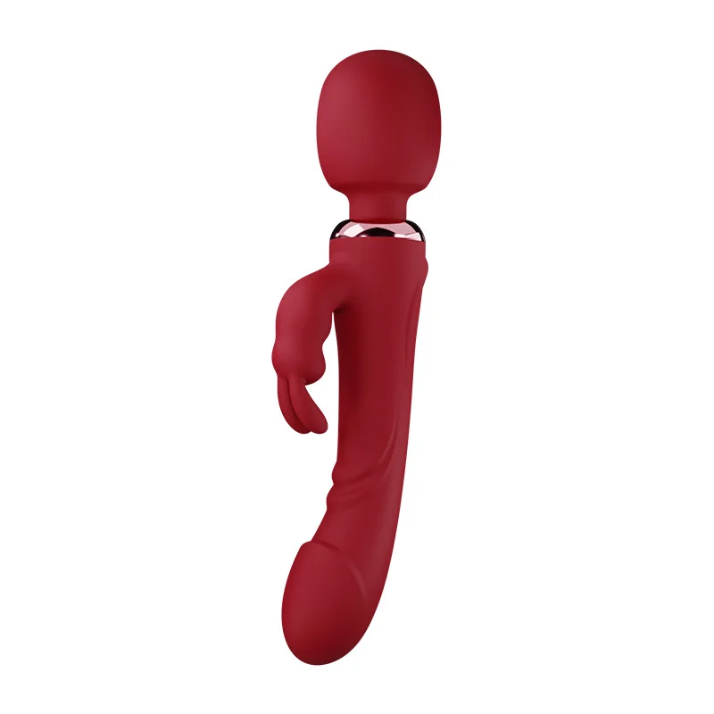 3-point Strong Shock Rabbit Wand Dildo Vibrator Rosetoy Official