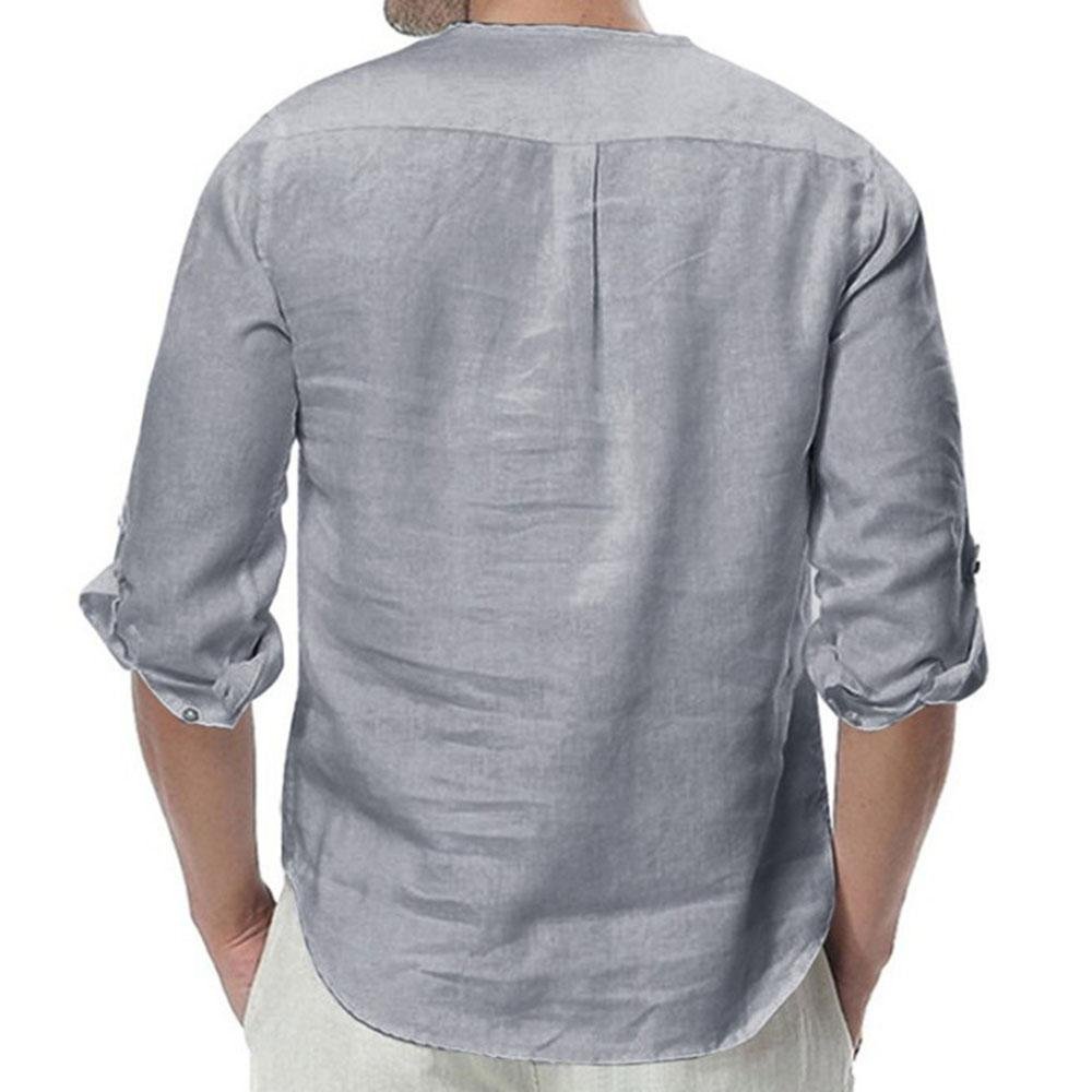 men's curved hem shirts