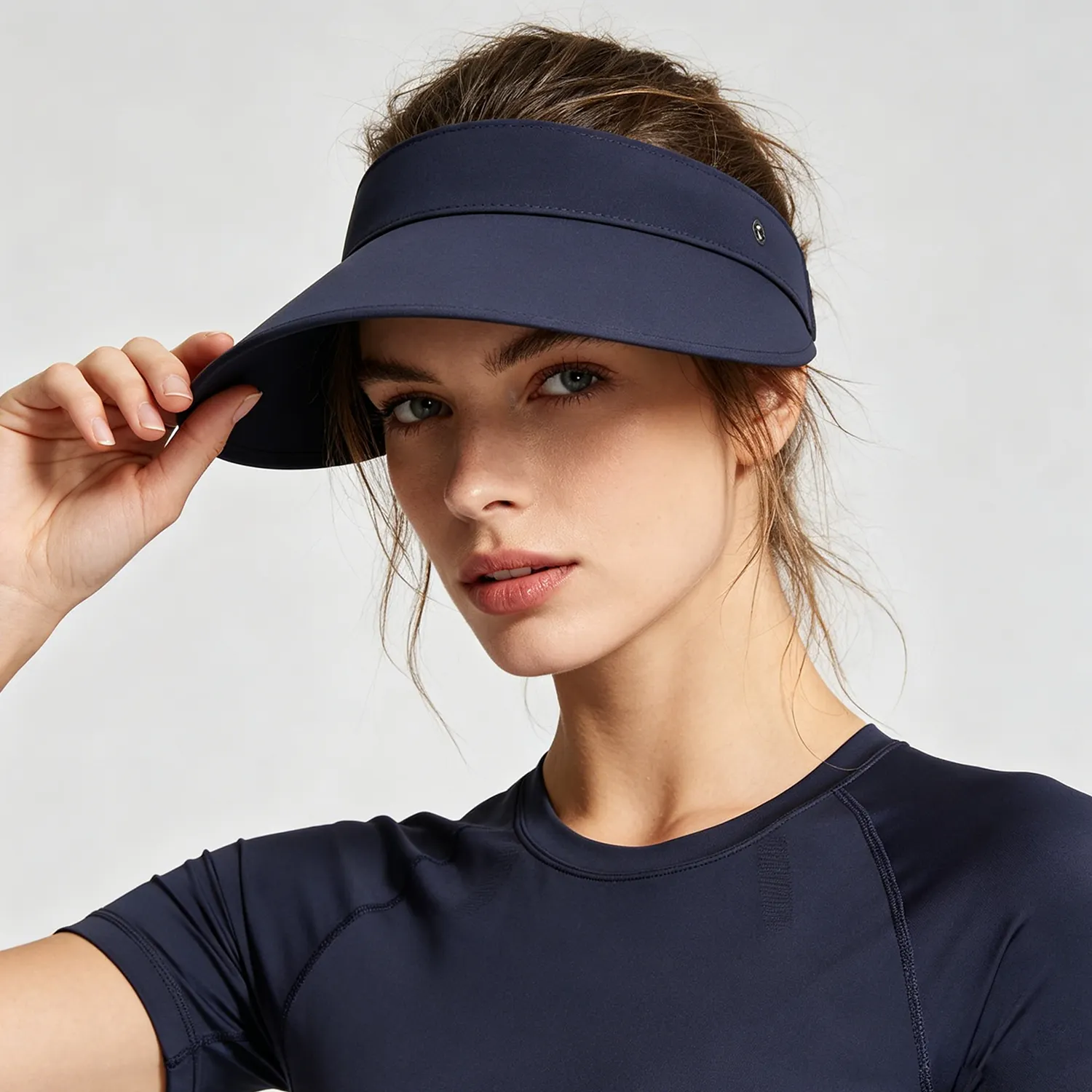 100% Silk Visor Hat Lightweight Breathable Sun Shade for Women REAL SILK LIFE