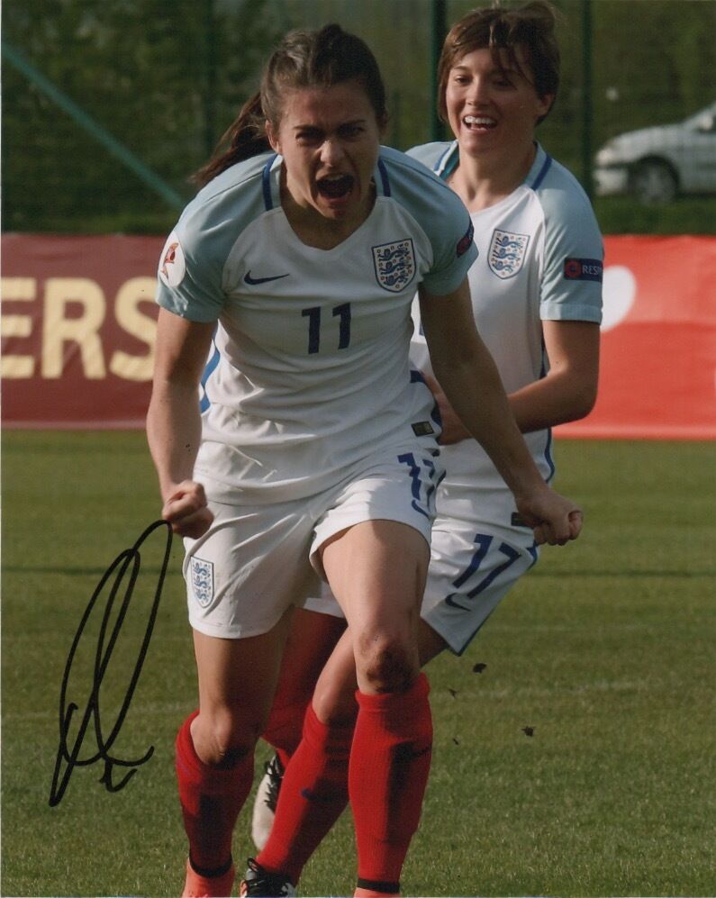 England World Cup Karen Carney Autographed Signed 8x10 Photo Poster painting COA A