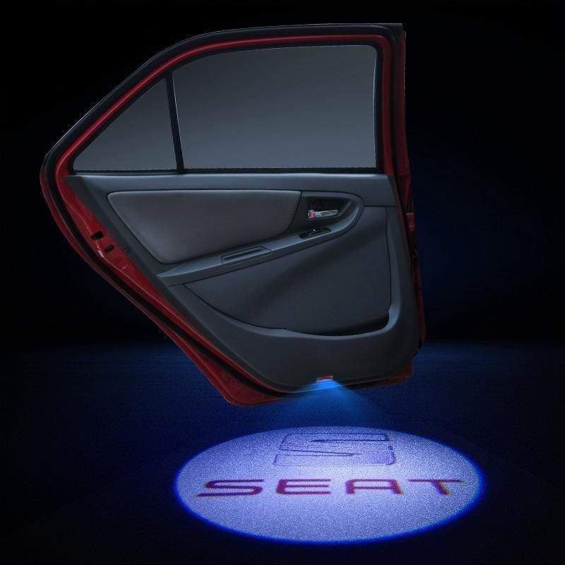 2X LED Car Door Welcome Light HD Logo Courtesy Projector Ghost Laser SEAT voiturehub dxncar