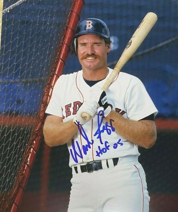 Wade Boggs signed autographed 8x10 Photo Poster painting Red Sox Hall of Fame