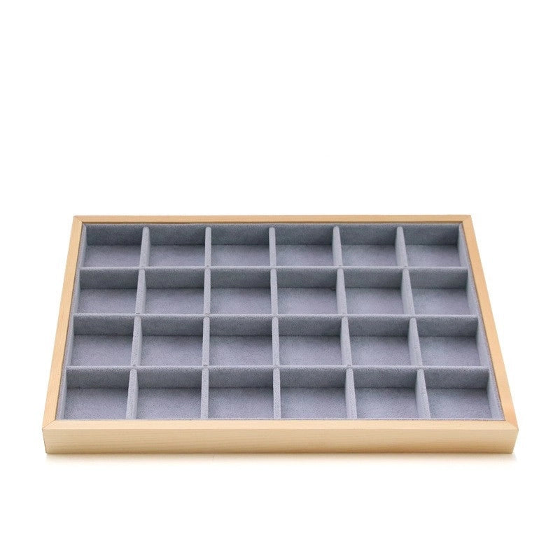 New Products In Stock Log Jewelry Display Tray Fashion Ring Necklace Brace Lace Bracelet Pendant Stand Jewelry Rack Props
