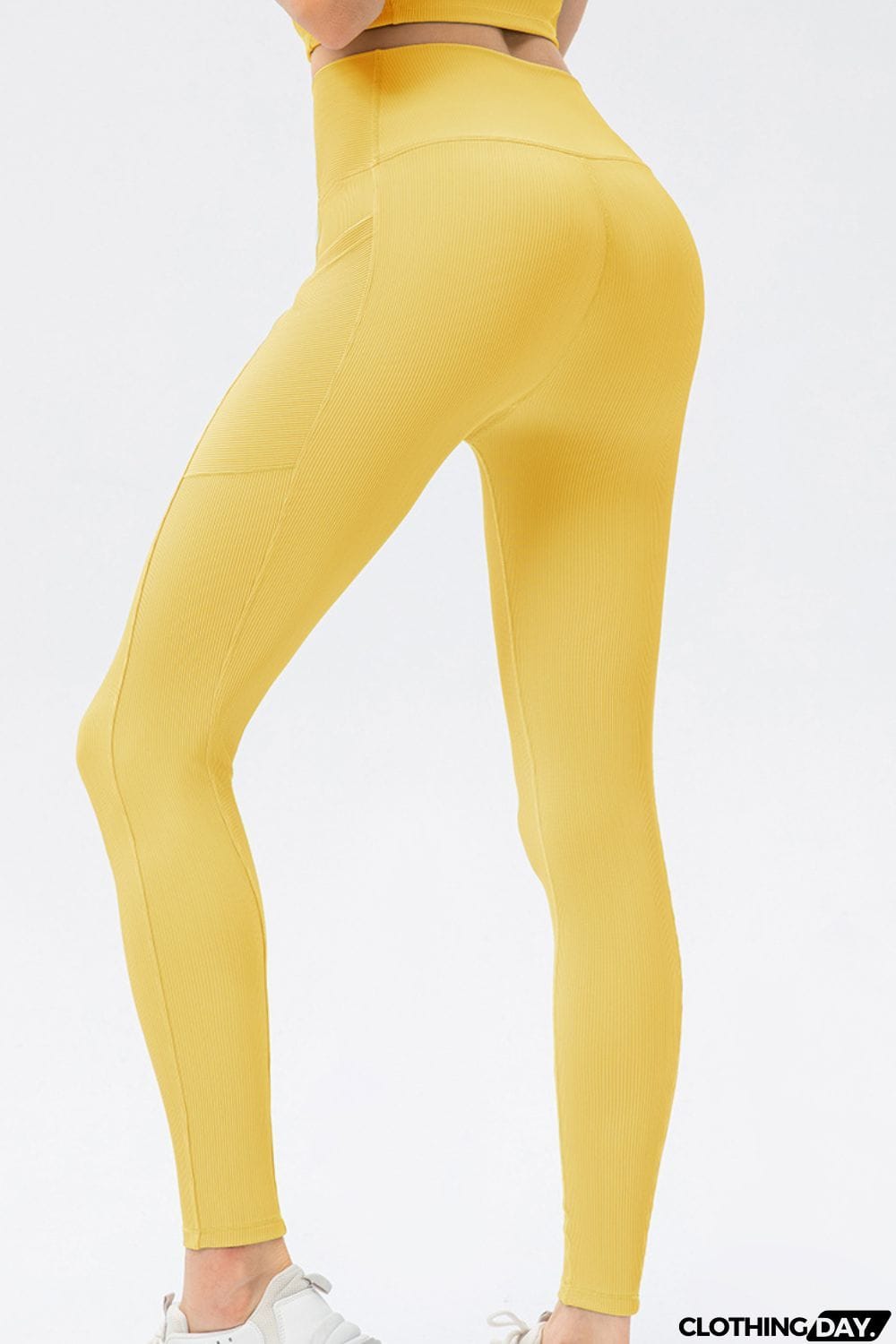 V Shape Waistband Slim Fit Long Sports Pants