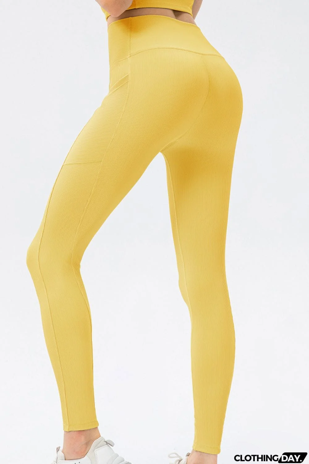 V Shape Waistband Slim Fit Long Sports Pants