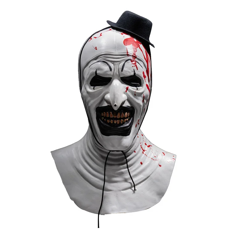 Horror Terrifier Clown Latex Mask Cosplay Accessories Halloween carnival Props