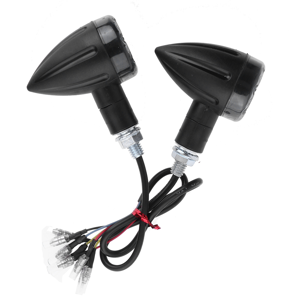 

2Pcs Motorcycle Turn Signal Light Brake Stop Lights 12V 13LED Amber, 501 Original