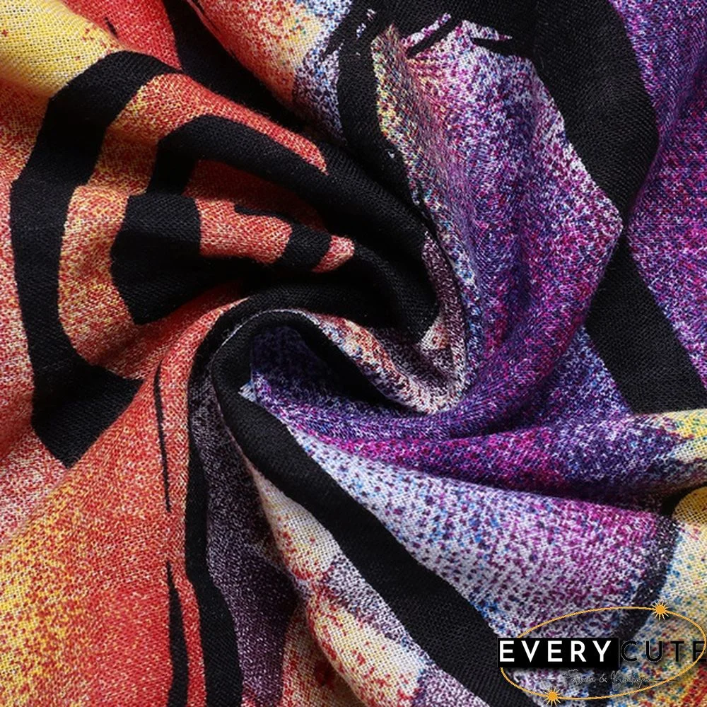 Women Batwing Sleeve Loose Beach Dress Kaftan Oversized Maxi Dresses