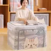 Clothes storage box folding clothes bag home finishing
