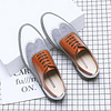 Wear to Work Low-Cut Upper Color Block Round Toe Men's Business Shoes -Dress Shoes