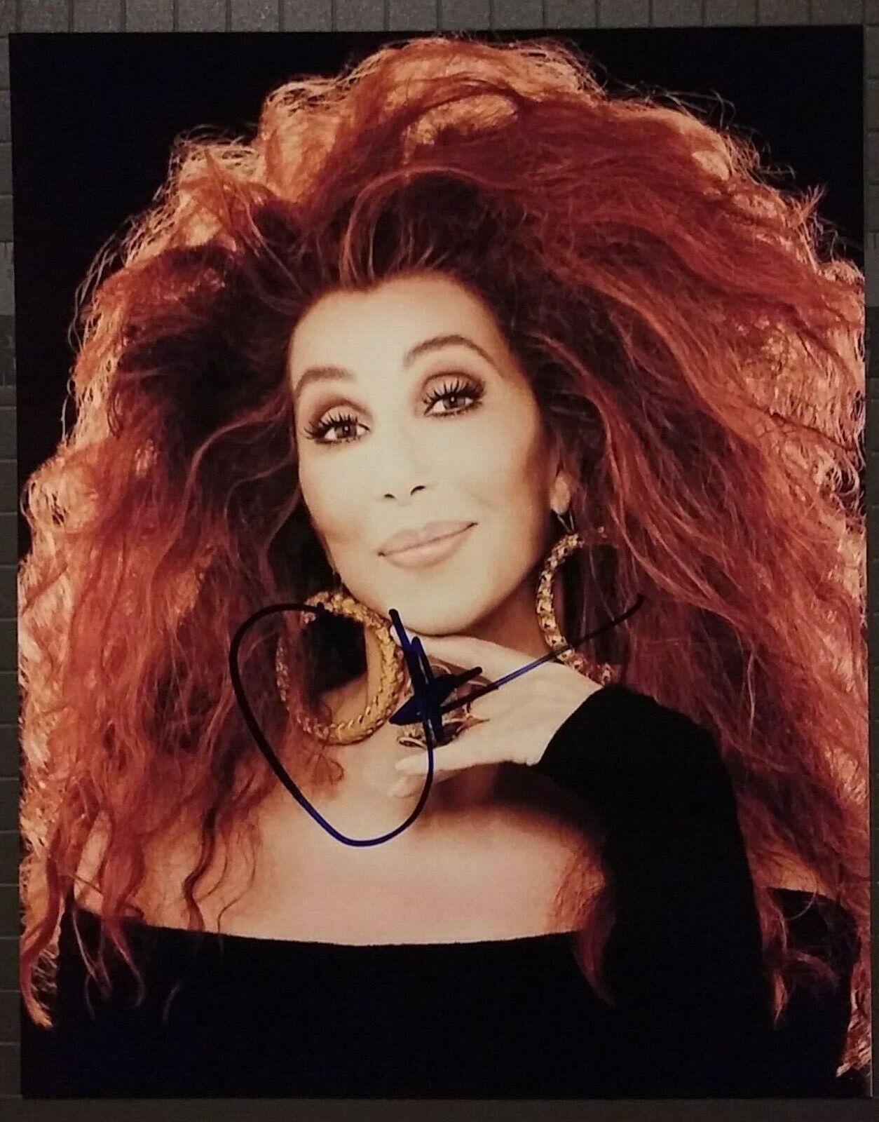 Cher signed 8x10