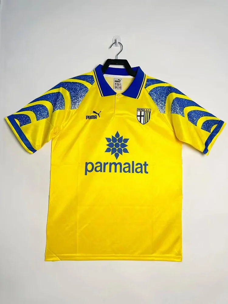 1995-97 Parma yellow retro jersey
