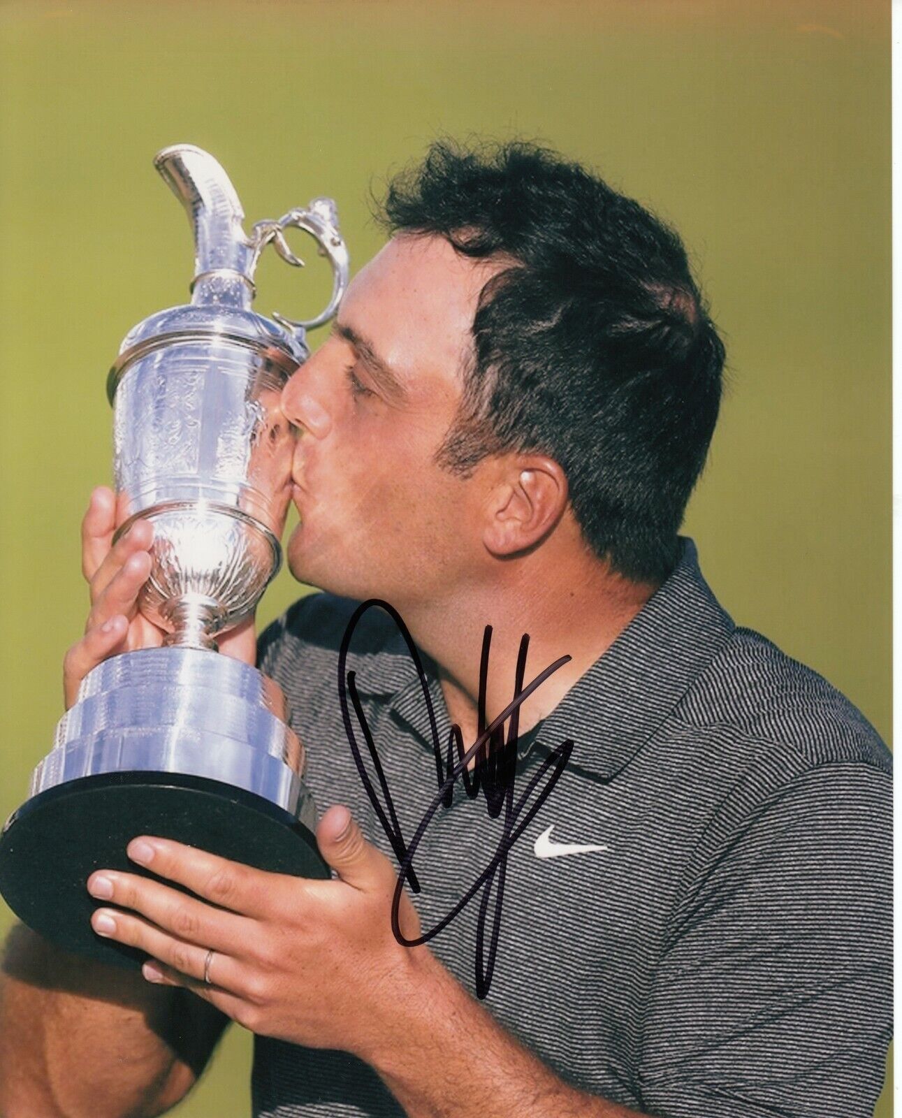 Francesco Molinari 2018 British Open #3 8x10 Signed Photo Poster painting w/ COA Golf