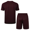 ajax 25/26 maroon red Short-Sleeve Training Kit