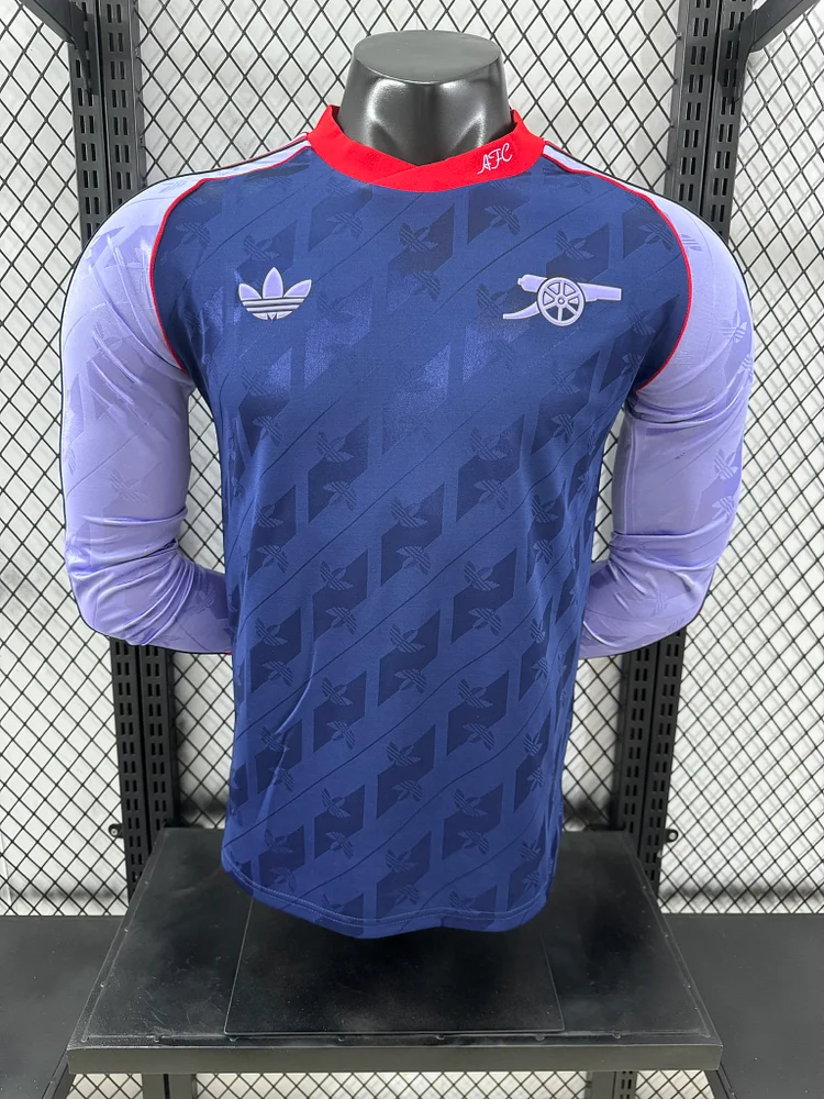 2024-25 Arsenal Retro Long Sleeve Shirt - Player Edition