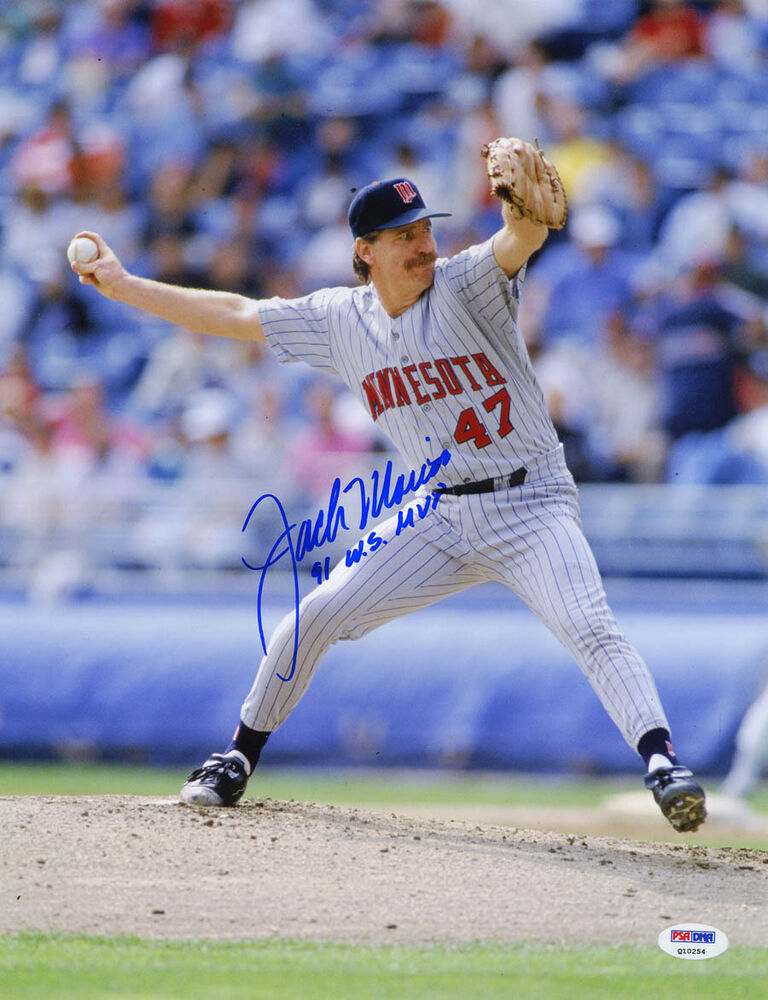 Jack Morris SIGNED 11x14 Photo Poster painting + 91 W.S. MVP Twins PSA/DNA AUTOGRAPHED