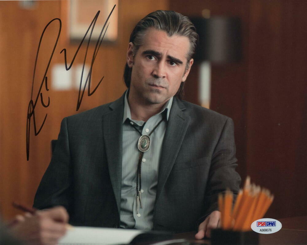 COLIN FARRELL SIGNED AUTOGRAPH 8X10 Photo Poster painting - PHONE BOOTH, TRUE DETECTIVE STUD PSA