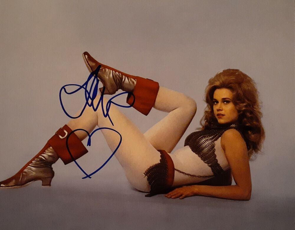 Jane Fonda - Barbarella - signed 8x10