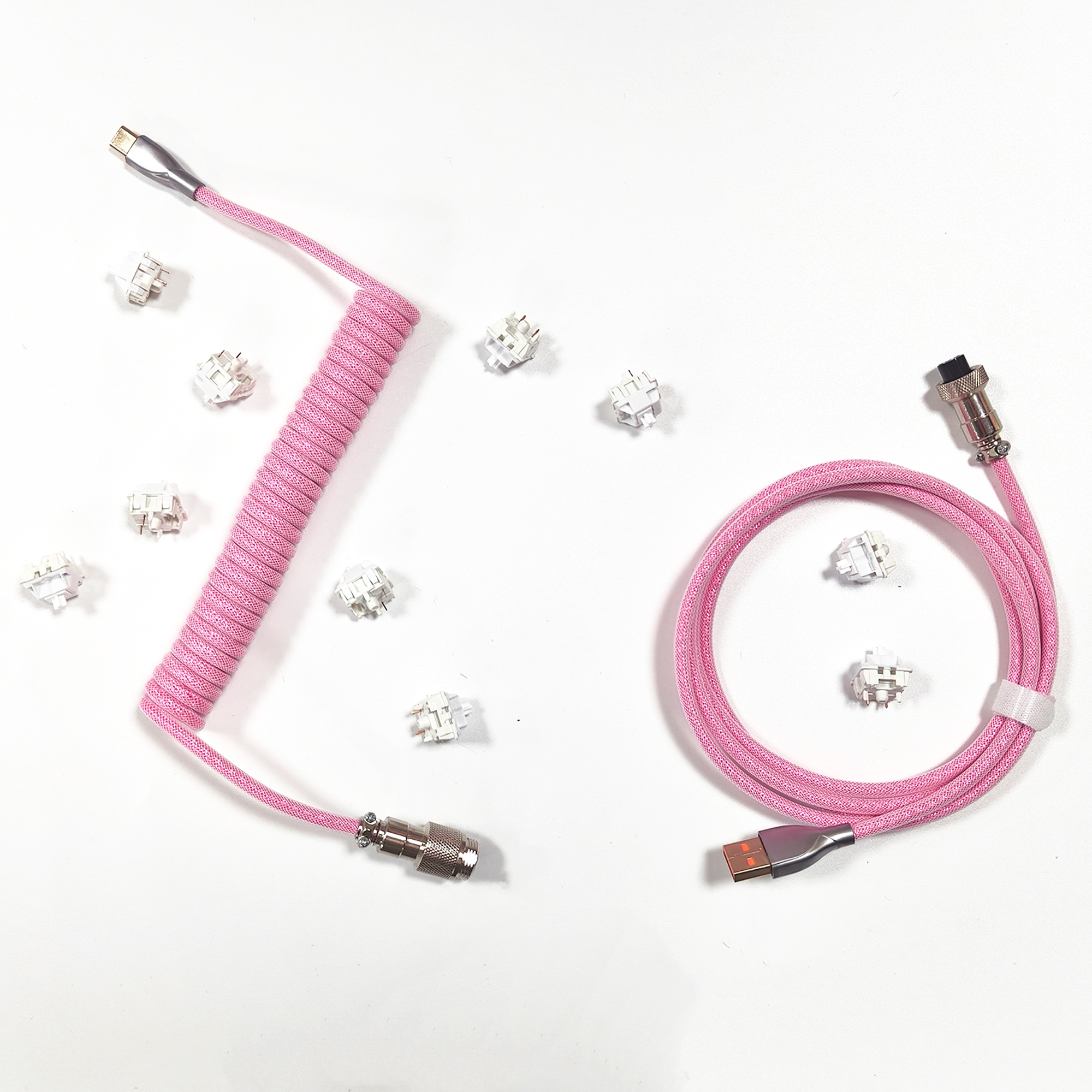 Firstgr Firstgr Pink Unicorn Coiled Cable