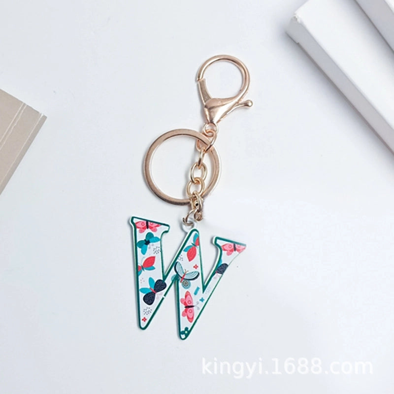 Elegant Streetwear Letter Pu Leather Alloy Women’s Bag Pendant Keychain