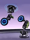 Magnetic Car Phone Holder 360 Rotation Metal Phone Holder for Car/Gym//Shower