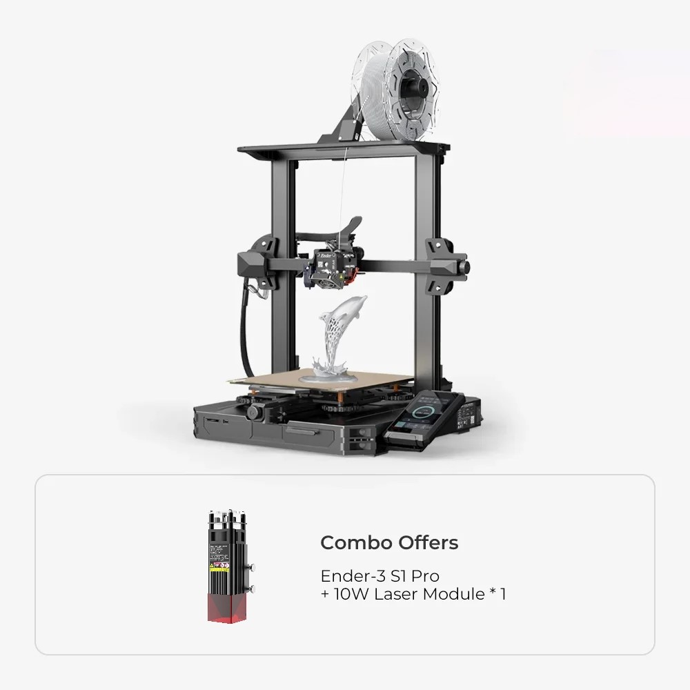 Ender-3 S1 Pro With 10W Laser Module Combo