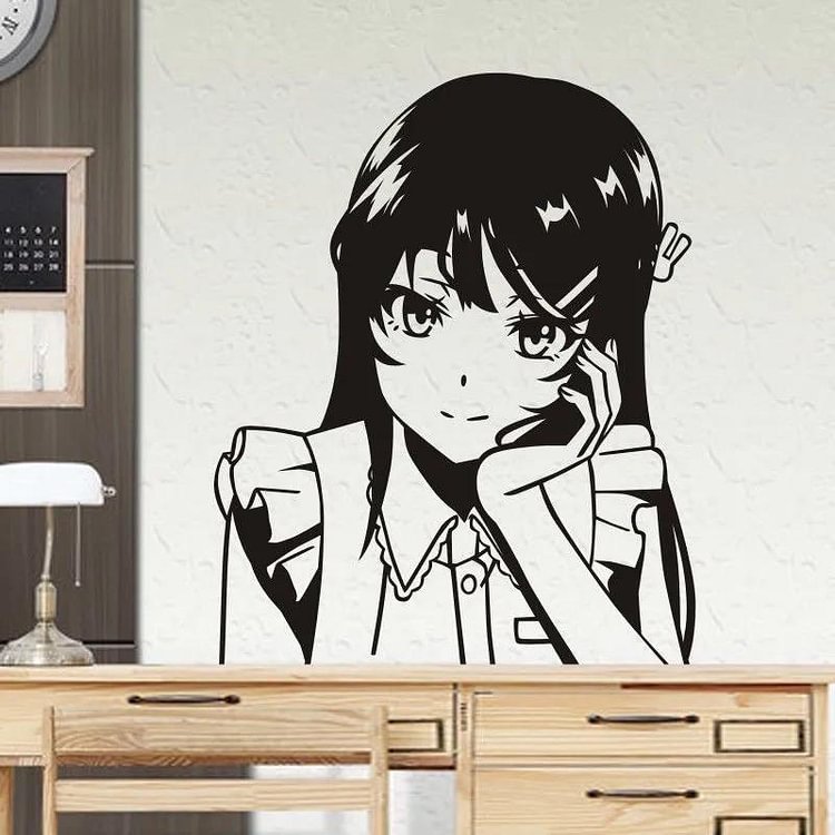 Rascal Does Not Dream of Bunny Girl Senpai Mai Sakurajima Wallpaper Decals weebmemes