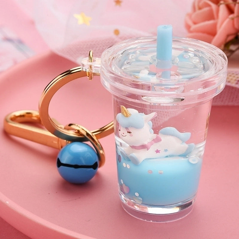 Cute Cow Bell Keychain