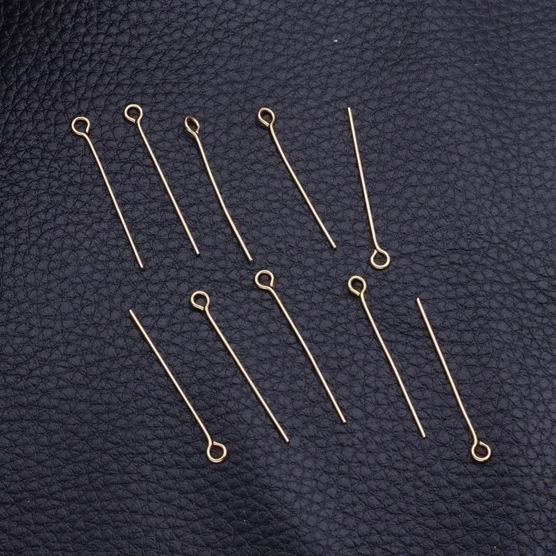 1 Piece Stainless Steel 18K Gold Plated Solid Color