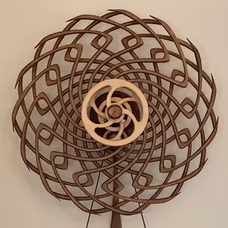 Bezzo Sculpture Spinning Art-Handmade Kinetic Sculpture