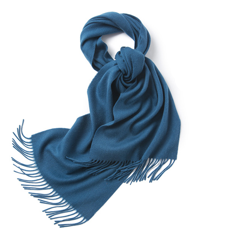 Unisex LambSwool Scarf Pure Color Winter Extra Length Scarf