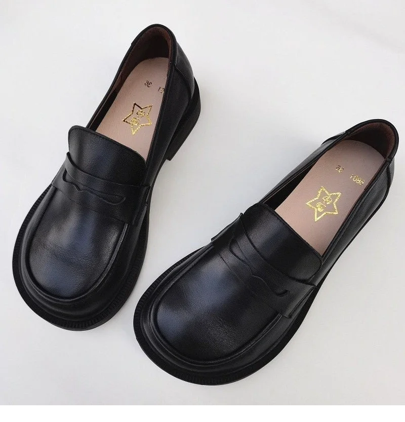 Women's Slip-on Shoes 2011 Spring Women's Flat Shoes 100% Genuine Leather Ladies Oxfords Shoes  Woman Flats