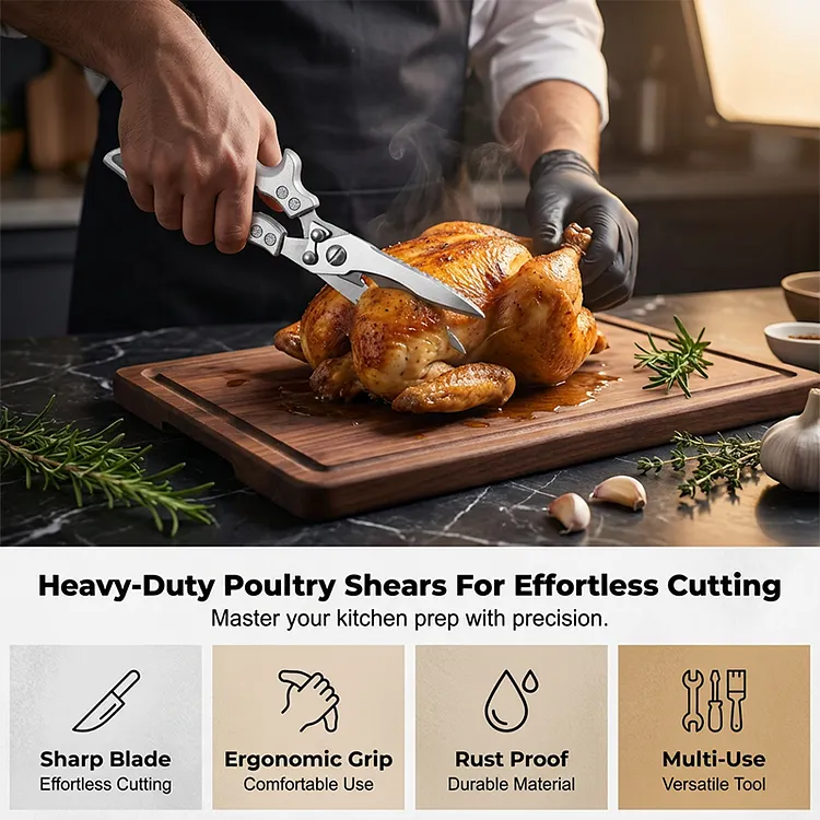 No-Slip Multi-Function Kitchen Shears
