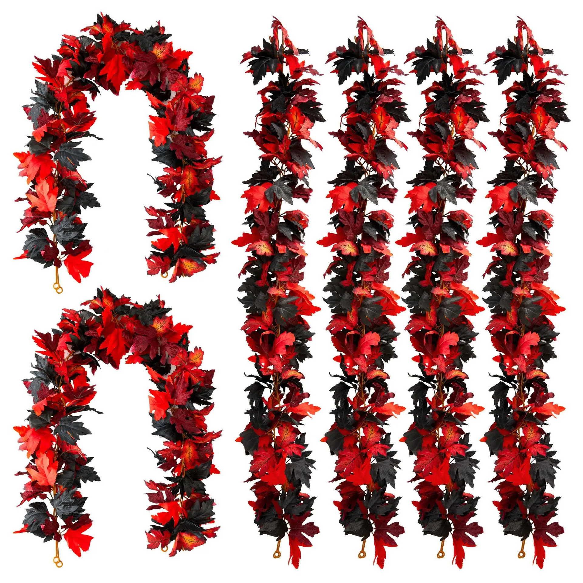 🔥Hot Sale 60% OFF - Artificial Maple Leaf Autumn Garland🍁