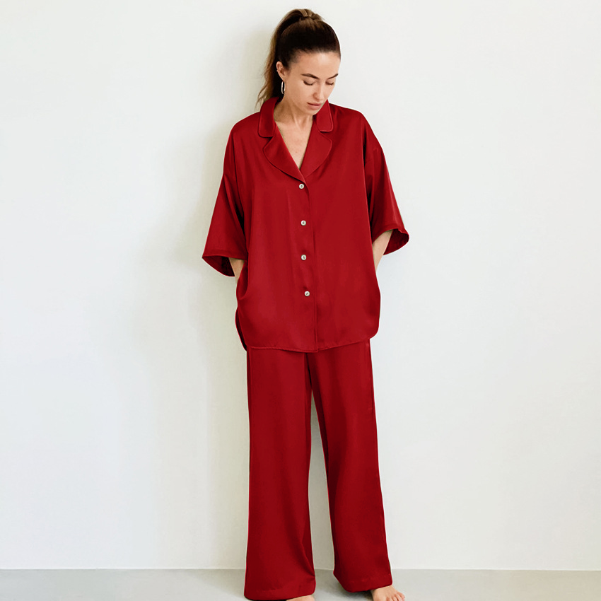 22 Momme Oversized Mulberry Silk Pajamas