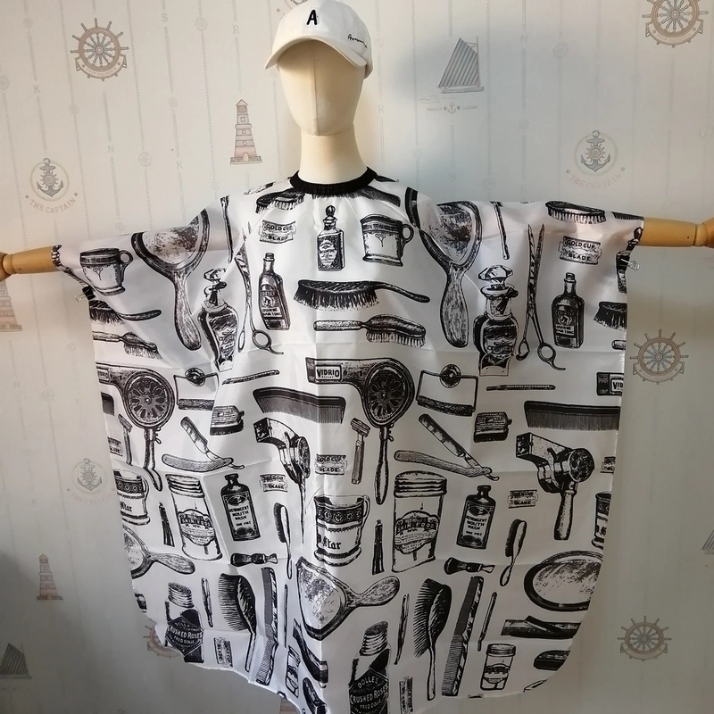 Spot Hand Mirror Comb Hair Dryer Apron Printed Hair Cutting Tools Printed Pattern Apron Apron