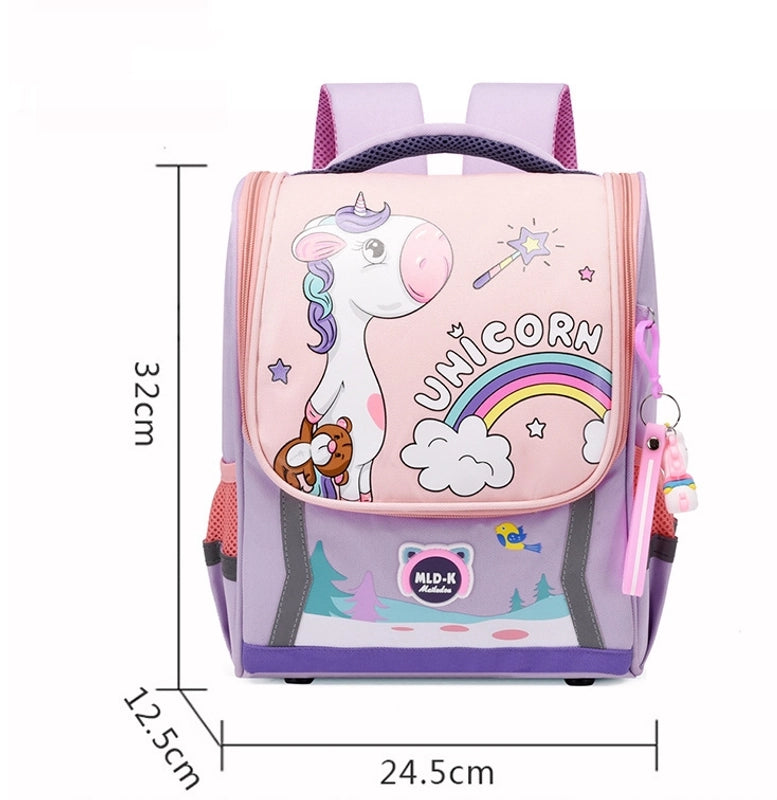 Waterproof Letter School Daily School Backpack