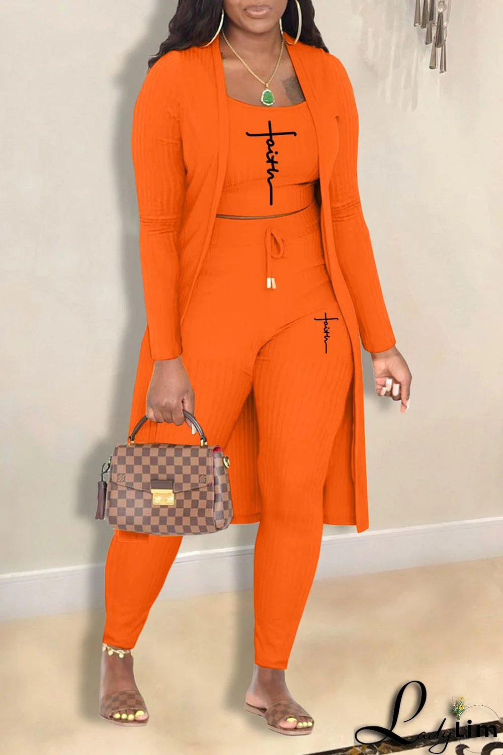 Blue Casual Print Patchwork U Neck Long Sleeve Two Pieces