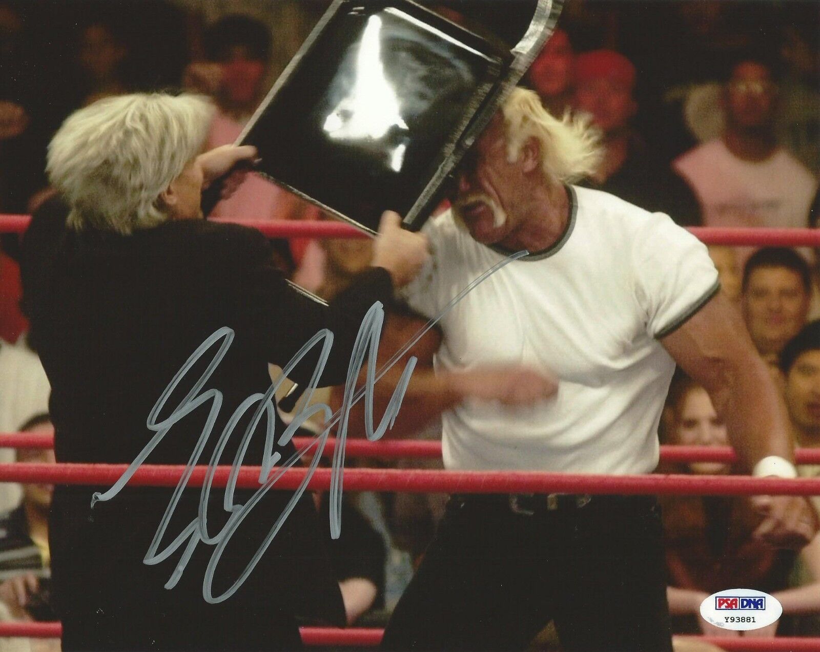 Eric Bischoff Signed WCW 8x10 Photo Poster painting PSA/DNA COA WWE Hulk Hogan Picture Autograph