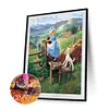 uk.everydayedeals (Limited Stock)Diamond Painting - Full Square - Little Girl Eagle(30*40cm)