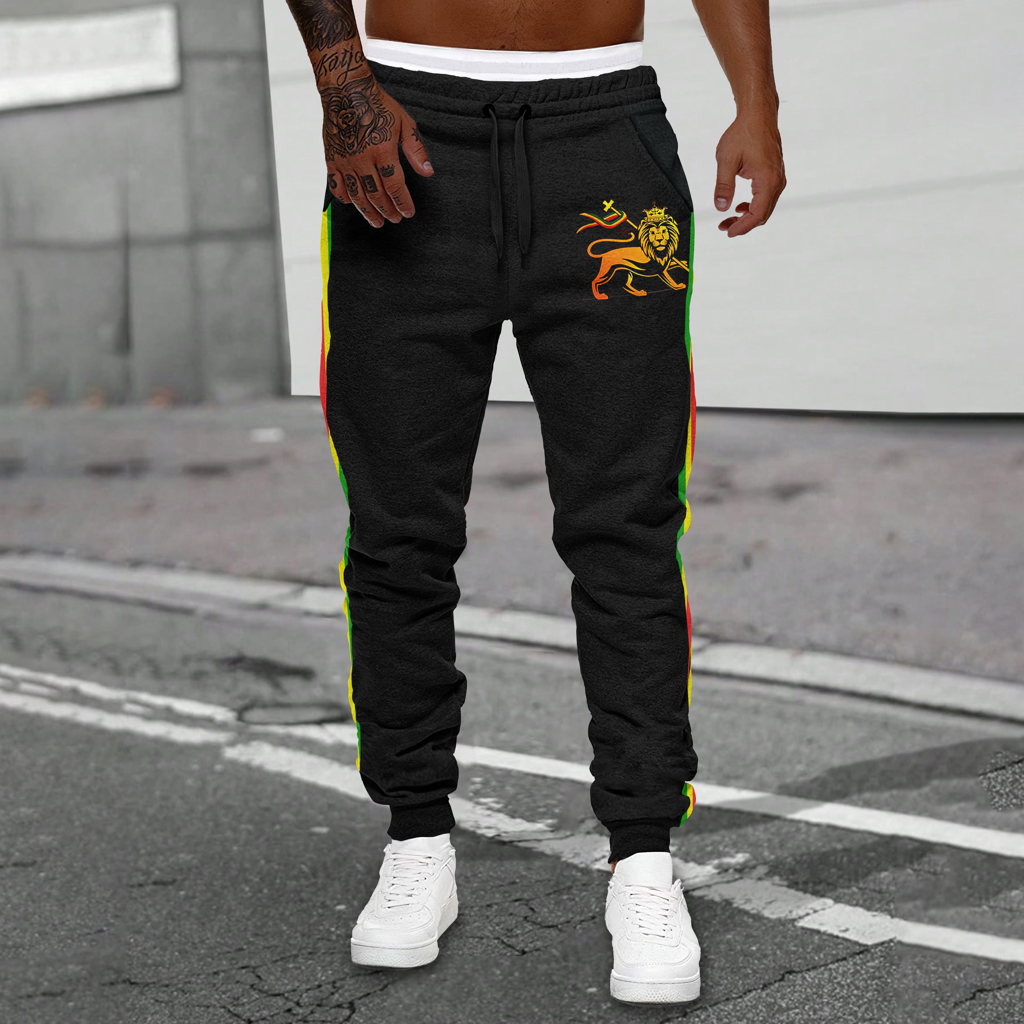 Reggae Lion Of Judah Stylish Sweatpants wearshes