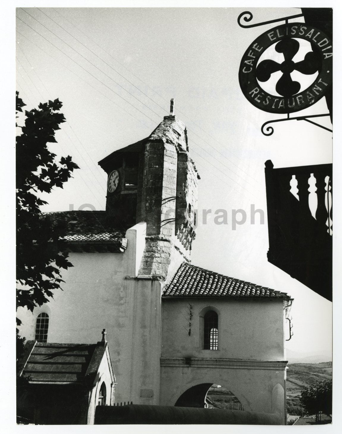 Historic France - Vintage Publication Photo Poster paintinggraph - French Basque Country